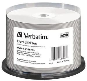 Verbatim DataLifePlus 4,7 GB DVD-R 50 Stück(e)