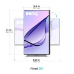 BenQ MA270UP Computerbildschirm 68,6 cm (27") 3840 x 2160 Pixel 4K Ultra HD Weiß