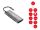 Equip USB-C 9-in-1-Multifunktionsadapter, HDMI 4K/60Hz, Gigabit LAN, USB 3.2 GEN1, SD/TF, 100W USB PD