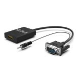 Inca IVTH-02 Videokabel-Adapter 0,2 m HDMI Typ A (Standard) VGA (D-Sub) Weiß