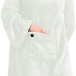 Mad Monkey 2000120 Heizdecke Elektrisch beheizter Überwurf Beige Fleece