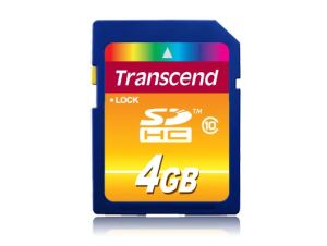 Transcend TS4GSDHC10 Speicherkarte 4 GB SDHC NAND Klasse 10