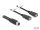 DELOCK M12 Kabel A-kodiert 8 Pin Bu zu 2 x USB 2.0 Typ Bu 2m
