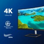 Philips E Line 328E1CA/00 Computerbildschirm 80 cm (31.5") 3840 x 2160 Pixel 4K Ultra HD LCD Schwarz