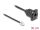 DELOCK D-Typ RJ10 Kabel Stecker zu Buchse schwarz 30 cm