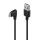 Lindy 32000 USB Kabel USB 2.0 0,5 m USB A USB C 15 W Schwarz