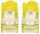Intellinet Premium Netzwerkkabel, Cat6a, S/FTP, 100% Kupfer, Cat6a-zertifiziert, LS0H, RJ45-Stecker/RJ45-Stecker, 1,0 m, gelb