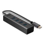 Lindy 43325 Schnittstellen-Hub USB 3.2 Gen 1 (3.1 Gen 1) Type-C 5000 Mbit/s Grau