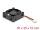 DELOCK Axiallüfter 12 V DC, 35 x 35 x 10 mm schwarz