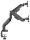LC-Power LC-EQ-A34B-D Flachbildschirm-Tischhalterung 86,4 cm (34") Tisch/Bank Schwarz