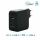 Mobilis Charger 100W 2USB C 1USBA GaN cable 100W Laptop, Smartphone, Tablets Schwarz AC Drinnen