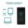 Mobilis Charger 100W 2USB C 1USBA GaN cable 100W Laptop, Smartphone, Tablets Schwarz AC Drinnen