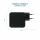 Mobilis Charger 100W 2USB C 1USBA GaN cable 100W Laptop, Smartphone, Tablets Schwarz AC Drinnen
