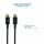 Mobilis Charger 100W 2USB C 1USBA GaN cable 100W Laptop, Smartphone, Tablets Schwarz AC Drinnen