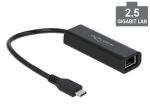 DELOCK Adapter USB 3.1 Typ-C Stecker zu 2,5 Gbit LAN