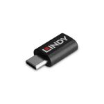 Lindy 71265 Kabeladapter USB Type C Schwarz