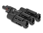 DELOCK DL4 Solar Konnektor 1 x Buchse zu 3 x Stecker