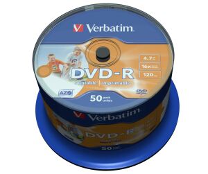 Verbatim 43533 DVD-Rohling 4,7 GB DVD-R 50 Stück(e)