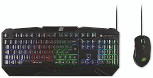 MediaRange MRGS102 Tastatur Maus enthalten Gaming USB QWERTZ Deutsch Schwarz