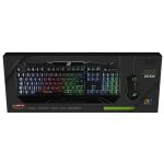 MediaRange MRGS102 Tastatur Maus enthalten Gaming USB QWERTZ Deutsch Schwarz