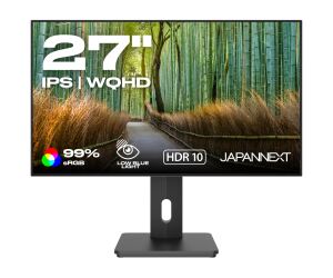 JAPANNEXT JN-27IPS4FLWQHDR-HSP Computerbildschirm 68,6 cm (27") 2560 x 1440 Pixel Wide Quad HD LCD Schwarz