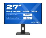 JAPANNEXT JN-27IPS4FLWQHDR-HSP Computerbildschirm 68,6 cm (27") 2560 x 1440 Pixel Wide Quad HD LCD Schwarz