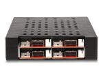 DELOCK 3.5 Wechselrahmen für 4 x M.2 NVMe SSD Slim SFF-8654