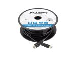 Lanberg CA-HDMI-30FB-0500-BK HDMI-Kabel 50 m HDMI Typ A (Standard) Schwarz