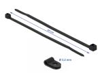 DELOCK Befestigungsschelle 3,2 mm mit KBI 100x2,5mm schwarz