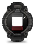 Garmin Instinct 3 AMOLED 3,05 cm (1.2") 45 mm Digital 390 x 390 Pixel Touchscreen Schwarz GPS