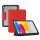 Mobilis 062008 Tablet-Schutzhülle 27,9 cm (11") Flip case Schwarz, Rot, Transparent