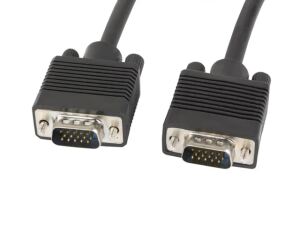 Lanberg CA-VGAC-10CC-0018-B VGA-Kabel 1,8 m VGA (D-Sub) Schwarz