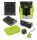 Herlitz FiloActive Plus DIN Wild Life Schulranzen-Set Junge Polyester Schwarz, Grün
