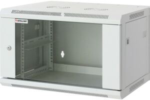 Intellinet 19" Wandverteiler, 6 HE, 370 (H) x 600 (B) x 600 (T) mm, vollständig montiert, grau