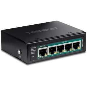 Trendnet TI-B541 Netzwerk-Switch Unmanaged Gigabit Ethernet (10/100/1000) Power over Ethernet (PoE) Schwarz