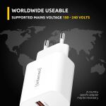 Intenso POWER ADAPTER USB-A/USB-C/7803012 Universal Weiß AC Schnellladung Drinnen