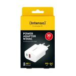 Intenso POWER ADAPTER USB-A/USB-C/7803012 Universal Weiß AC Schnellladung Drinnen