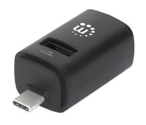 Manhattan 180993 Schnittstellen-Hub USB 3.2 Gen 1 (3.1 Gen 1) Type-C 5000 Mbit/s Schwarz