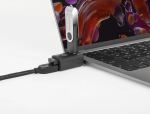 Manhattan 180993 Schnittstellen-Hub USB 3.2 Gen 1 (3.1 Gen 1) Type-C 5000 Mbit/s Schwarz