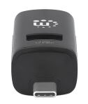 Manhattan 180993 Schnittstellen-Hub USB 3.2 Gen 1 (3.1 Gen 1) Type-C 5000 Mbit/s Schwarz