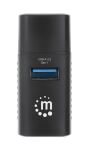 Manhattan 180993 Schnittstellen-Hub USB 3.2 Gen 1 (3.1 Gen 1) Type-C 5000 Mbit/s Schwarz