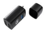Manhattan 180993 Schnittstellen-Hub USB 3.2 Gen 1 (3.1 Gen 1) Type-C 5000 Mbit/s Schwarz