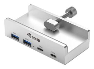 Equip 128967 Schnittstellen-Hub USB 3.2 Gen 1 (3.1 Gen 1) Type-A 5000 Mbit/s Aluminium