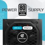 EFFITEK Netzteil 850W Silver ATX 3.1, PCI 5.1