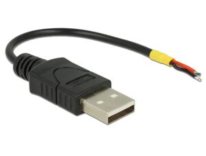 DeLOCK 85250 USB Kabel USB 2.0 0,1 m USB A Schwarz