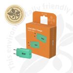 CLUB3D 2-Pack USB-C® Charger 30Watt Green