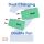CLUB3D 2-Pack USB-C® Charger 30Watt Green