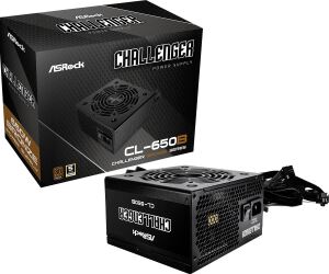 Asrock Challenger CL-650B Netzteil 650 W 20+4 pin ATX ATX Schwarz