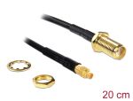 DELOCK HF Kabel SMA -> MMCX Bu/St 0.20m