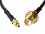 DELOCK HF Kabel SMA -> MMCX Bu/St 0.20m